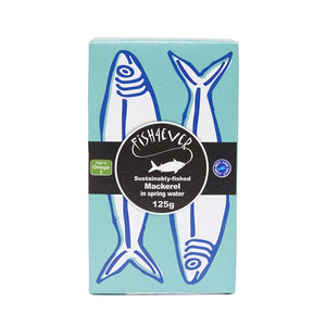 Fish4Ever SCOTTISH MACKEREL IN SPRING WATER (SUSTAINABLY FISHED) - 125G
