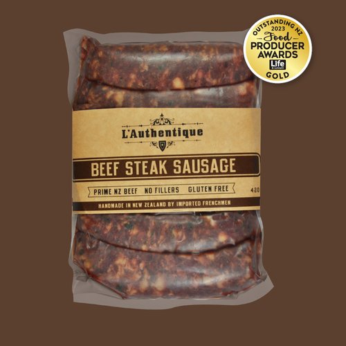 BEEF STEAK SAUSAGES