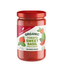 Organic Tomato, Sweet Basil Pasta Sauce 690g - CERES