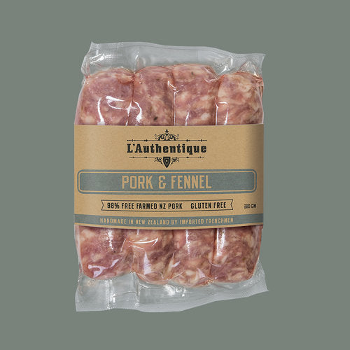 Pork & Fennel Sausages - L'authentique