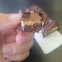 Load image into Gallery viewer, Keto Creamy Peanut Chocolate Mousse Brownie Bar