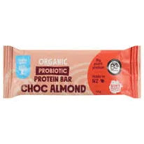 Organic probiotic protein bar choc almond