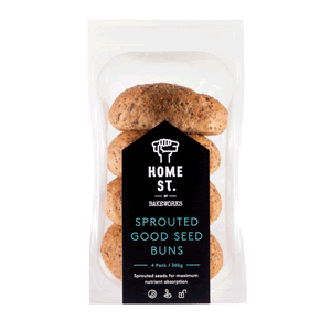 Home St. Sprouted Good Seed Buns 4PK