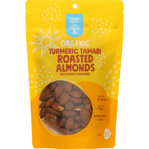 Chantal Organics Organic Roasted Almonds - Turmeric Tamari 175g
