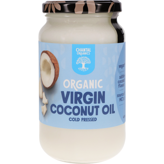 Chantal Organics Virgin Coconut Oil cold pressed 400ml